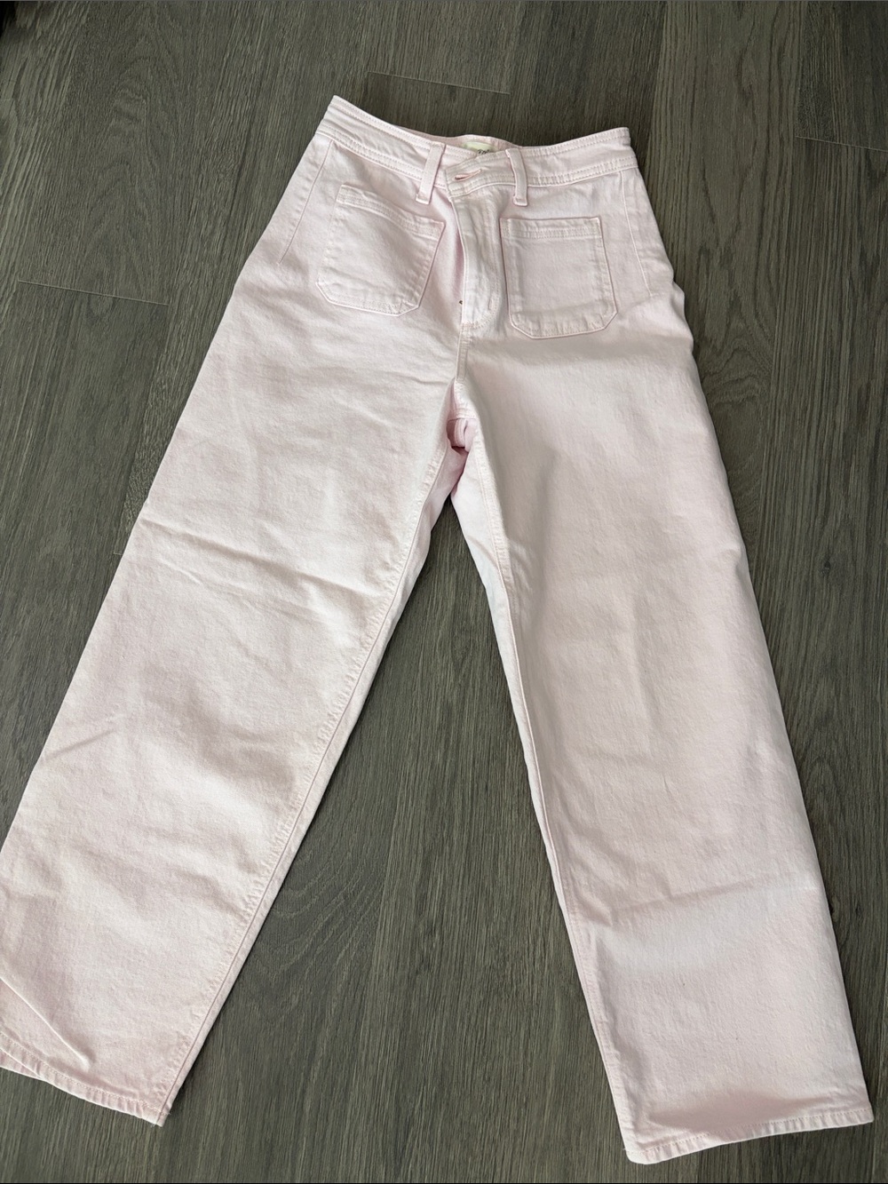 Universal Thread Pale Pink Straight-Leg Jeans